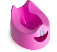 Toddler Essentials Easy Pour Potty - Dark Pink | Portable Potty Training Toilet Seat for Toddlers | Hygienic, Easy to Clean, and Travel-Friendly