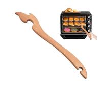 Poussoir Four | Outil Cuisine | Accessoire Sécurité Anti Brûlure | Tireur en Bois Résistant à la Chaleur pour Air Fryer Grille - Barbecue Rôtissoire Pâtisserie Maison