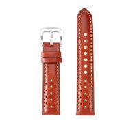 Pouszy 20/22mm Quick-Release Genuine Leather Strap, Versatile Interchangeable Strap, Suitable for Both Business and Casual Occasions.,Brown,20mm