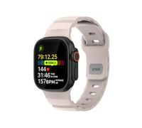 POUT BandLoop Sport, Compatible with Apple Watch 42(S11/S10)/41/40/38mm - Lightweight Breathable Silicone Band with Ventilation, Pin-and-Tuck Closure, Sweatproof Waterproof Design - Blossom Pink