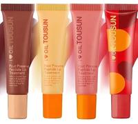 Pout Preserve Peptide Lip Treatment, Hydrating Lip Balm and Summer Lip Gloss, Shiny Lip Stain Tint, Long Lasting Lip Gloss Plumping Lip Oil for All Skin Types (mixed)