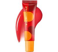 Pout Preserve Peptide Lip Treatment, Hydrating Lip Balm and Summer Lip Gloss, Shiny Lip Stain Tint, Long Lasting Lip Gloss Plumping Lip Oil for All Skin Types (Blood Orange)