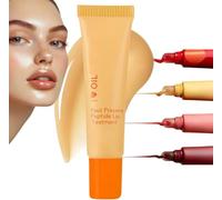 Pout Preserve Peptide Lip Treatment,Lip Balm,Lip Peptide,Pout Preserve Hydrating Peptide Lips Treatment,Pout Preserve Summer Lips Gloss,Long-lasting Lip Gloss Plumping Lips (Citrus Sunshine)
