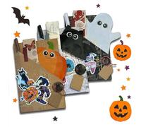Pouway Halloween Witch Blind Date with A Book, Horror Halloween Blind Date with A Book Gift Box, Ghostly Blind Date Book Date, Set for Family, Friends Books Lovers (3PCS)