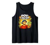 POV A New Video Game Comes Out Gamer Gaming Board Games Tank Top