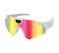 Pov Glasses 1080p Camera Sunglasses - Polarized Smart Recording Glasses With App Control, 120° Wide Angle, 12mp Photo for Men Women, 2-hour Battery, Outdoor Sports (black/blue/rose Red) (rose red)