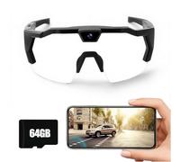 POV Glasses 4K Baseball Glasses, 2026 New 4K HD POV Sports Glass with Camera Smart Camera Glasse for Men Women (color-changing version,64GB)