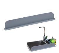 Povanjer Extra Long Silicone Sink Splash Guard, 52cm Reusable Water Splash Guard Board, Sink Wash Guard For Kitchen Bathroom, Reusable Splash Protector For Faucet, Washing Dishes, Kitchen Sink