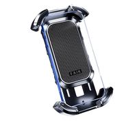Povanjer Phone Holder for Motorcycle Handlebars, Phone Holder for Motorcycle, Phone Holder on Handlebars - 360° Rotatable Hands-Free Phone Holder, Anti-Shake,
