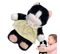 Povanjer Plush Toys for Cats, Plush Toys for Cats, Plush Toys for Cats Pillow Plush Animal - Plush Toy in the Shape of a Cat Running, Skin-Friendly, for