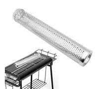 Povanjer Smoke Tube for Pellet Smoker - 6 Inch/12 Inch Stainless Steel BBQ Pellet Tube | Pellet Smoker Box, Hot or Cold, Grilling Tool, Cheese Beef Fish