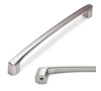 POVEFONK 10 Pack 7 inch(177mm) Brushed Satin Nickel Kitchen Cabinet Handles Cabinet Pulls Sliver Drawer Pulls Kitchen Cabinet Hardware Handles Dresser Handles