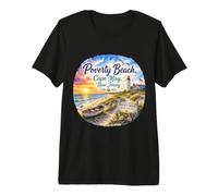 Poverty Beach, Local Cape May Shore, Atlantic Ocean, NJ USA Premium T-Shirt