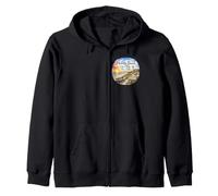 Poverty Beach, local cape May shore, Atlantic Ocean, NJ USA Zip Hoodie
