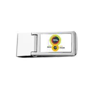 Poverty Wealth Differentiation Disparity Slim Money Clip Stainless Holder Pocket Wallet