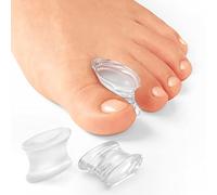 Povihome 10 Pack Gel Bunion Corrector & Toe Spacers Separators And Straightener Orthotics (New Soft Version) For Sports Activities, For Men And Women Overlapping Toes, Bunion Pain Relief - Small Size