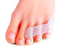 Povihome 10 Pack Pinky Toe Separator and Protectors, Triple Gel Toe Separators for Overlapping Toe, Curled Pinky Toes Separate and Protect
