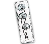 Povitrulya Embroidery Kit 'Dandelions' - Cross Stitching Bookmark Kit for Beginner