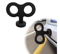 povtii Car Wind Up Key Sticker, 3D Clockwork Wind Up Key, Cute Sticker Wind Up Rolling Key for Car Back and Roof Decoration, Turn Key Clockwork Auto Exterior Sticker, Car Accessories (Black)