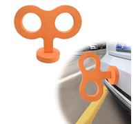 povtii Car Wind Up Key Sticker, 3D Clockwork Wind Up Key, Cute Sticker Wind Up Rolling Key for Car Back and Roof Decoration, Turn Key Clockwork Auto Exterior Sticker, Car Accessories (Orange)