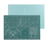 Povxlum 2pcs A3 Cutting Mat Double Sided Craft Cutting Mat with Accurate Guide Grid Lines Design Self Healing Cutting Mat for Quilting, Sewing Crafts, Scrapbooking, Fabric & Papercraft
