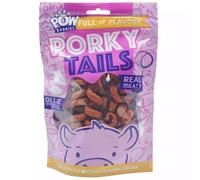 Pow Buddies Olly the Pig Porky Tails Dog Treats - Rawhide Free - Extra Vitamins & Minerals - A Complementary Pet Food For Adult Dogs