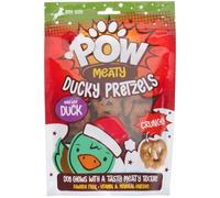 Pow Christmas Meaty Ducky Pretzels Dog Treats 125g - Duck - Rawhide Free - Extra Vitamins & Minerals - A Complementary Pet Food For Adult Dogs