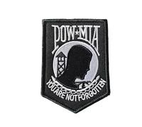 POW MIA You are NOT Forgotten Patch Hook and Loop Embroidered Tactical Morale Badge for Military Backpacks Hats Vests Gym Clothes Molle Badges Cool Emblem for Veterans Patriots and Army Supporters