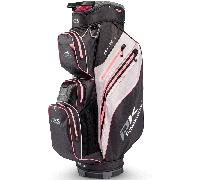 POWAKADDY 2026 DRI-TECH GOLF CART BAG - BLACK / PINK +FREE GIFT