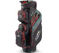 POWAKADDY 2026 DRI-TECH GOLF CART BAG - BLACK / RED
