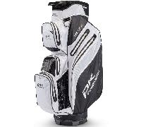 POWAKADDY 2026 DRI-TECH GOLF CART BAG - WHITE / BLACK