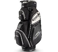 POWAKADDY 2026 EDGE GOLF CART BAG - BLACK / WHITE