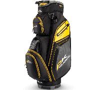 POWAKADDY 2026 EDGE GOLF CART BAG - BLACK / YELLOW +FREE GIFT