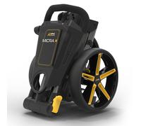 POWAKADDY 2026 MICRA GOLF PUSH TROLLEY - YELLOW