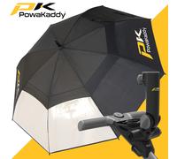 POWAKADDY 64" CLEARVIEW GOLF UMBRELLA & FX & CT UMBRELLA HOLDER MULTIBUY DEAL