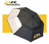 PowaKaddy Automatic Clearview Golf Umbrella Black/White - NEW 2026