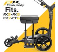 POWAKADDY DELUXE STORAGE SEAT / FITS POWAKADDY FX3, FX5, FX7 & CT6 GOLF TROLLEYS