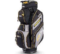 PowaKaddy Flex Golf Cart Bag 2025 - Black/Gunmetal/Yellow