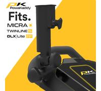 PowaKaddy Unisex Push Cart Golf Trolley Foldable Umbrella Holder
