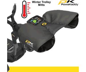 POWAKADDY GOLF TROLLEY MITTENS FLEECE LINED HANDLE MITTS FITS GOLF WINTER GLOVES