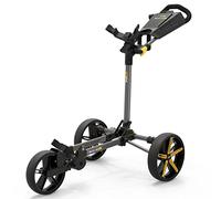 PowaKaddy Unisex DLX-Lite FF Push Cart Golf Trolley - Gun Metal - One Size