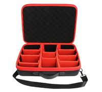 Powarobor Battery Storage Case Holder Koffe,Case Bag Storage Box for Einhel_l_l_18V Battery and Charger, Accessories and Tools - Holds 18V 2.0Ah, 2.5Ah, 3.0Ah, 4.0Ah 5.2Ah Battery Charger (Case Only)