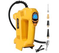Powarobor Cordless Tyre Inflator Air Compressor for Dewalt 18V Battery,150PSI Handheld Tire Pump with Digital Pressure Gauge and LED Light for Cars Motorcycles Bicycles Balls (Tool only,no Battery)