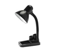 Powatron Desk Lamp Flexible Table Lamp - Reading Lamp for Home, Office with BS Approved UK Mains Plug, LED Bulb Included - Integral On Off Switch Adjustable Desk Light