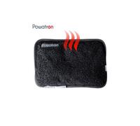 Powatron New Black Electric Rechargeable Hot Water Bottle Bed Hand Warmer Massaging Heat Pad Uk