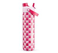 POWCAN Insulated Water Bottle with 2-in-1 Straw and Spout Lid, Keep Cold 24H, Leak-Proof, Fits in Car Cup Holder, Stainless Steel Water Bottle for Sports, School, 769 ml, Bow Down to Cherry