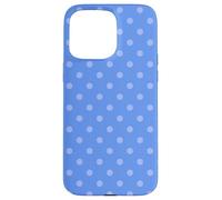 Powder Blue Case Baby Blue Polka Dots Cool Case for iPhone 15 Pro Max