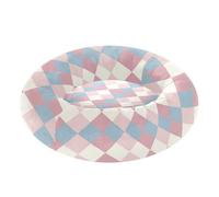 Powder Blue Square Relieve Stress Pet Dog Beds fluffier Kitten Beds for Extra Small Size Pets Supplies Dog Crate Beds