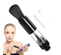 Powder Brush Applicator - Retractable Makeup Brush, Soft Bristle Design | Refillable Embossing Powder Tool, Smooth Foundation And Blush Application, Bronzer Perfect For Craft Projects, DIY Embossing