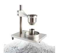 Powder Bulk Density Meter, Flow Tester, Hall Flow Meter with Dual Orifice 2.5mm & 5.0mm, +/-0.4s Precision, 60° Funnel for Metal & Non-Metal Powders